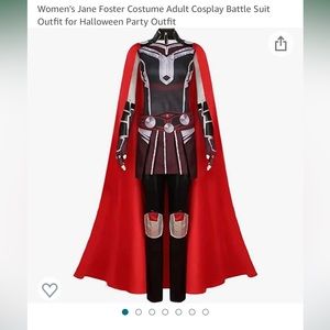 Women’s Jane Foster costume Thor Loving Thunder cosplay Halloween